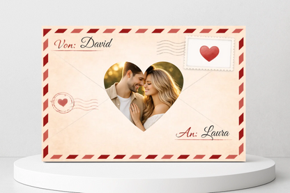 Personalisierte Leinwand-Love Letter